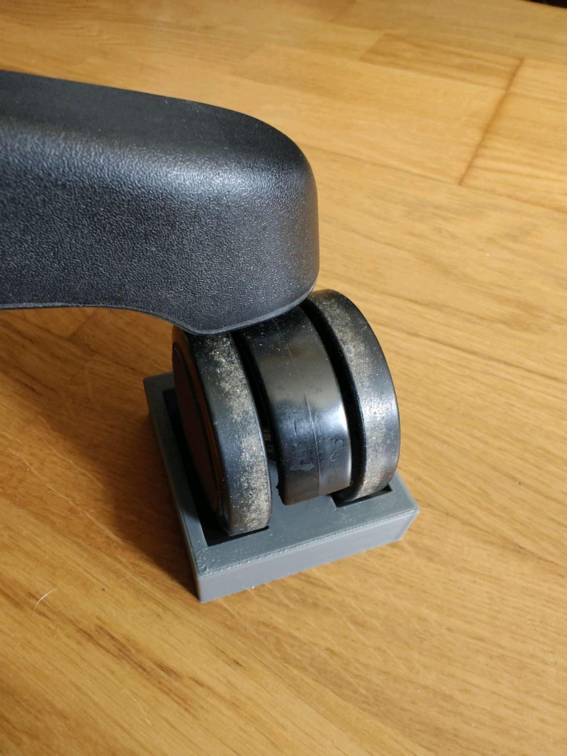Office Chair Wheel Lock – 3D Printed Caster Stopper for 65mm Wheels ...