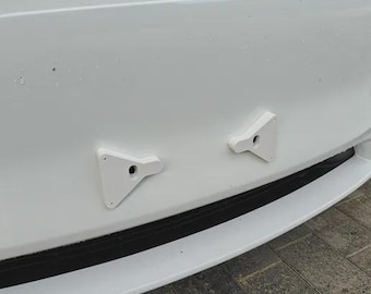 Portatarga anteriore per Tesla Model Y – Staffe di montaggio senza foratura – Installazione semplice