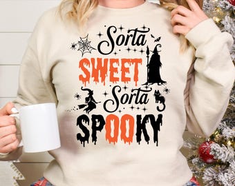 Stagione spettrale in formato SVG, Buon Halloween in formato SVG, Atmosfere spettrali in formato SVG, Dolcetto o scherzetto in formato SVG, Atmosfere autunnali in formato SVG, Maglietta di Halloween in formato SVG, File di taglio Cricut