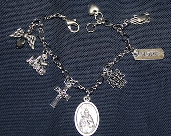 Catholic Saints Bracelet, St. Jude Bracelet, Saints Bracelet, St. Jude Medal