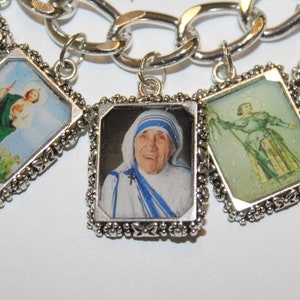 Catholic Saints 2 Altered Art Bracelet-Handmade when you Order
