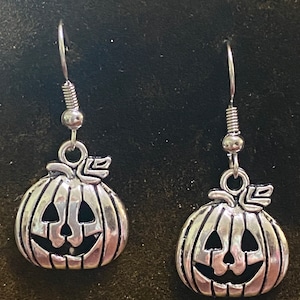 Halloween Earrings Jack-o-Lantern