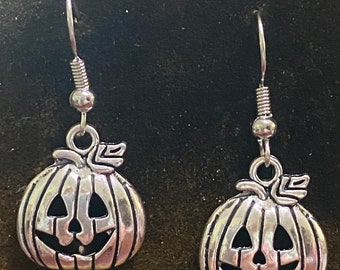 Halloween Earrings Jack-o-Lantern