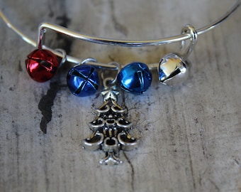 Christmas Bangle Bracelet
