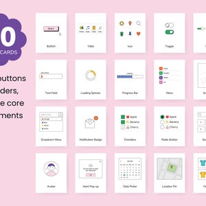 User Interface Printable Flashcards for Kids | Early Tech & Design ...