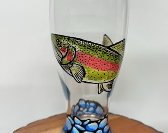 rainbow trout pilsner glass