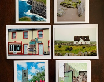 Set of  6 Ireland Photo Cards