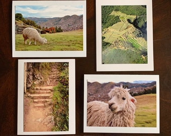 Set of 8 Peru Photo Notecards