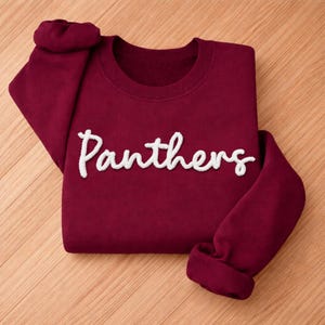 Custom 3D Lettering Sweatshirt – Personalized Business Logo Hoodie, Custom Chenille Sweatshirt, Customized Company Outfit, Custom Gifts