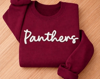 Custom 3D Lettering Sweatshirt – Personalized Business Logo Hoodie, Custom Chenille Sweatshirt, Customized Company Outfit, Custom Gifts