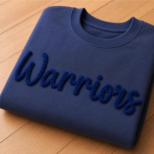 Custom Cotton 3D Lettering Sweatshirt – Personalized Business Logo Hoodie, Custom Chenille T-shirt, Customized Company Outfit, Custom Gifts