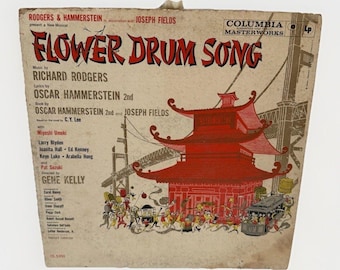 Flower Drum Song LP 1958 Rodgers Hammerstein Soundtrack Pat Suzuki VG Condition