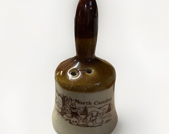 VTG Souvenir 5" Hillbilly Moonshiner North Carolina Dinner Bell made In Taiwan