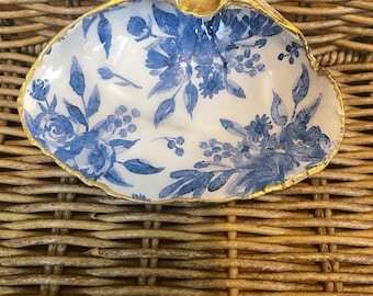 Handcrafted Decoupage Shells - Unique Coastal Decor