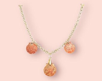 scallop shell necklace