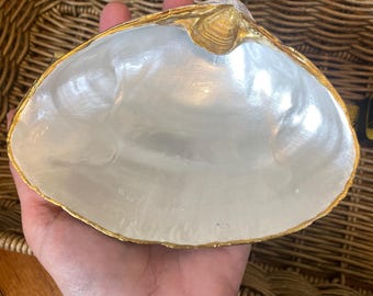 Handcrafted Decoupage Shells - Unique Coastal Decor