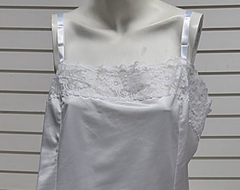 White French Maid Vintage Nylon Camisole Size 40 #674
