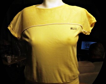 Womans Vintage Cotton Blend Top Size Medium #356