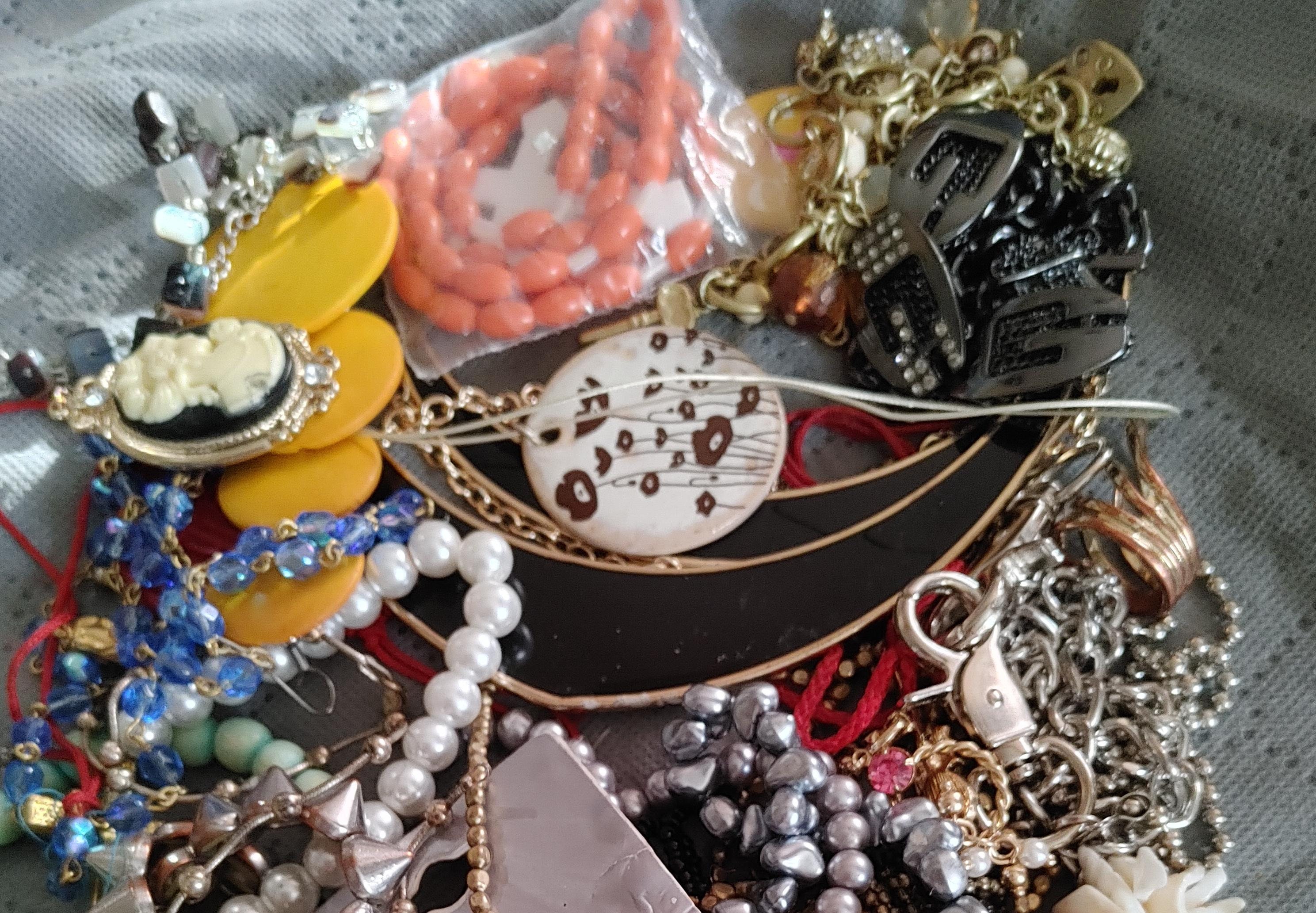 Large Bulk Lot of Jewelry Crafting or wear 3.5 LB J004 | Etsy