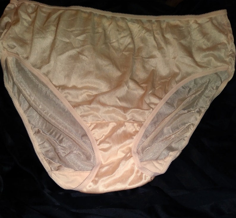 Pink Vintage Nylon Vintage Panties Size 12 Etsy