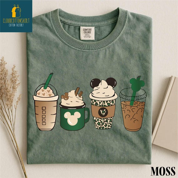 Disney Coffee Shirt, Mickey Head Sweatshirt, St Patrick's Day Gifts, Disney Trip Tee, Disney Drink Coffee Sweater, Comfort Colors T-Shirt