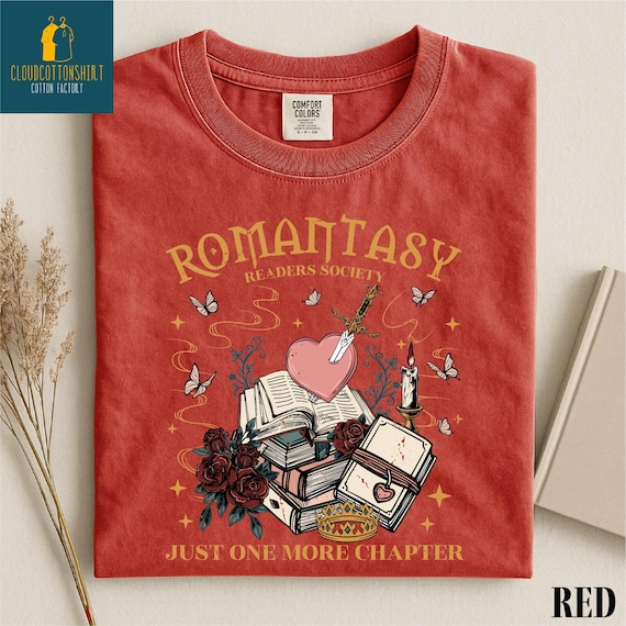 Romantasy Readers Society Shirt, Dark Romance Sweater, Romantasy Reader Gift, Book Club Sweatshirt, Comfort Colors T-Shirt