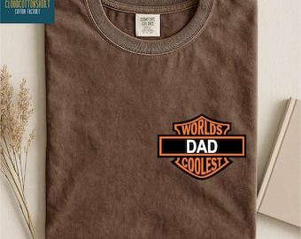 Custom Worlds Coolest Shirt, Grandfather Gift, Funny Father's Day Sweatshirt, Cool Grandpa Sweater, Comfort Colors T-Shirt