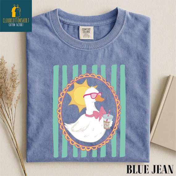 Silly Goose Summer Shirt, Beach Goose Tee, Funny Goose Sweatshirt, Summer Trip Tee, Vacation Sweater, Comfort Colors T-Shirt