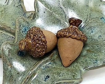 Acorn Aromatherapy Diffuser (1) Handmade Pottery, Essential Oil, Meditation Yoga Spa Accessory, Ceramic Harvest Decoration, Hostess Gift