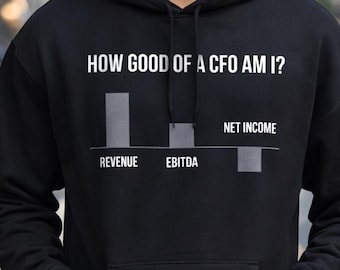 Sudadera con capucha de director financiero / Regalo corporativo con humor financiero y contable