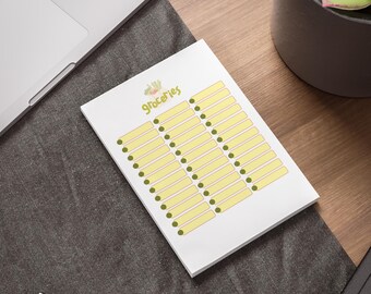 Grocery List Note Pads, Cute Kitchen Organizer, Grocery Shopping Essentials, Meal Planning Aid, Fun Note Taking for Moms, Women, Students!