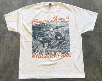 Camiseta de las Islas del Canal, camiseta de la costa de California, camiseta del Parque Nacional Island Fox, regalo para viajeros del océano, camiseta de naturaleza de Comfort Colors