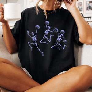 Dancing Skeleton Shirt, Retro Skull Couple Tee, Vintage 90s Skeleton Dance Shirt, Funny Bone Graphic Tee, Comfort Colors Gift