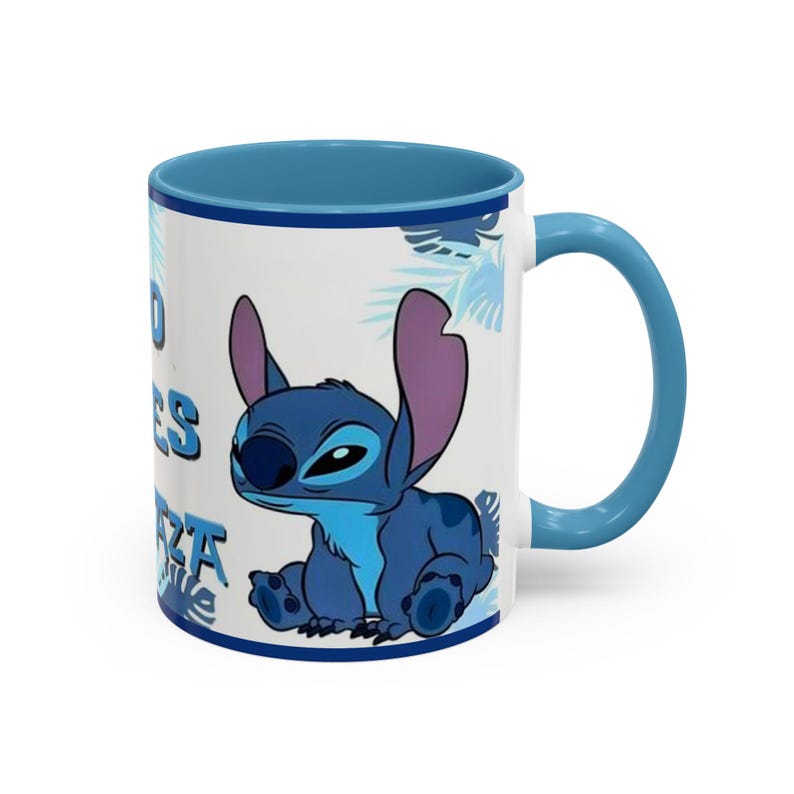Don't Touch My Cup Stitch mug | Accent coffee mug 11oz 15oz image 2