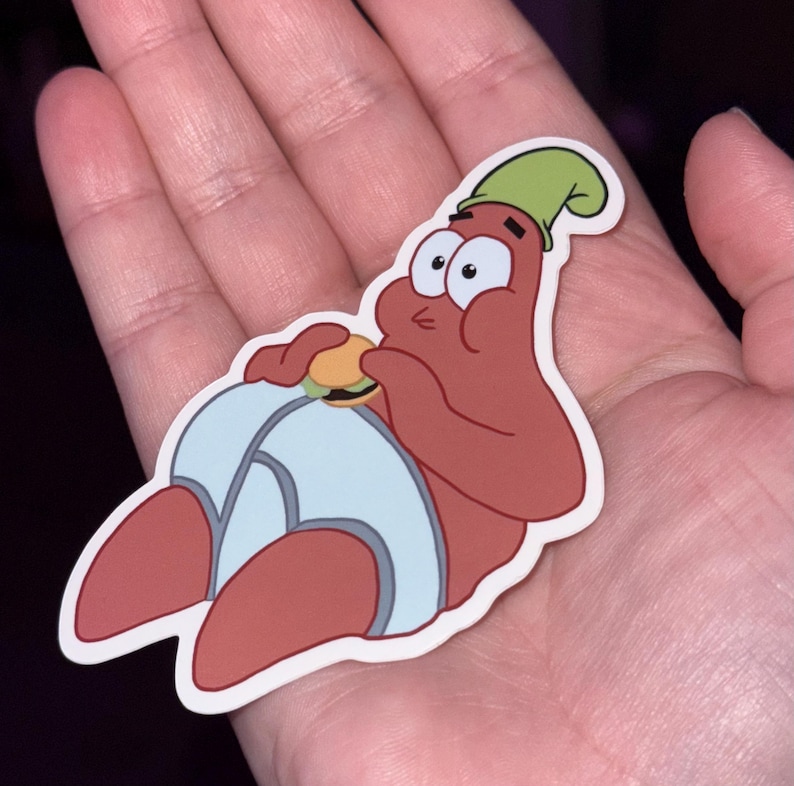 Patrick Dancing Sticker Patrick Star Sticker - Etsy