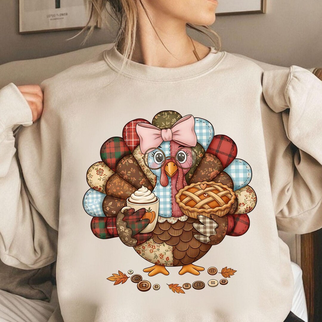 Patchwork Turkey Pattern Patchwork Turkey PNG | Thanksgiving Quilt Design (digital Download) - Etsy