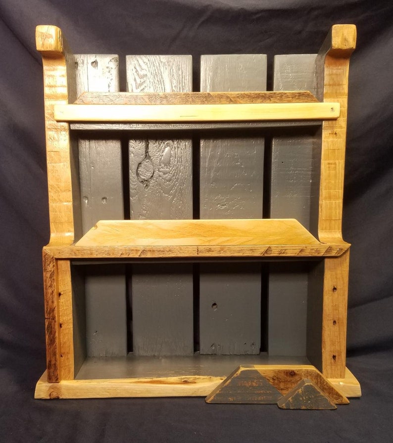 Freestanding Wooden Spice Rack Etsy