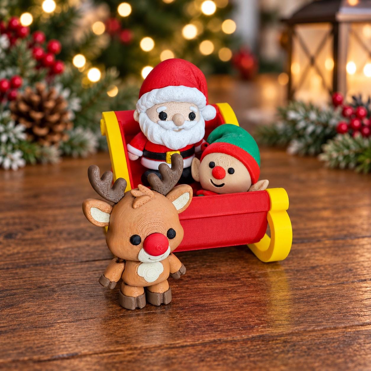 SALE✩*.゜ミニミニサンタクロース Small Santa Figurine - Etsy