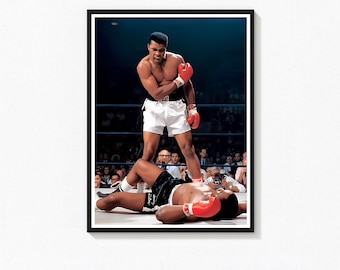 モハメド・アリ対ソニー・リストン。1965年第1ラウンドKO。ボクシング