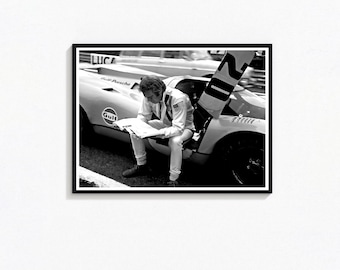 Classic Actor Photography Print, Vintage Black and White Poster (Digital Download)