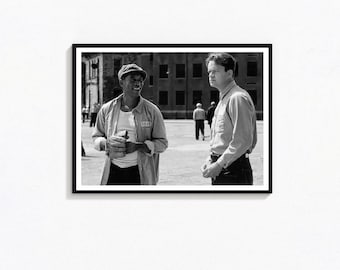 Plakat filmu „Skazani na Shawshank”, czarno-biały (do pobrania cyfrowego)