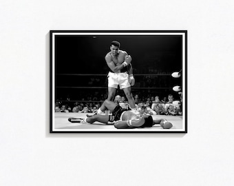 モハメド・アリ対ソニー・リストン。1965年第1ラウンドKO。ボクシング