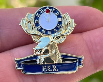 Elks P.E.R. (Vroeger verheven liniaal) Reversspeld