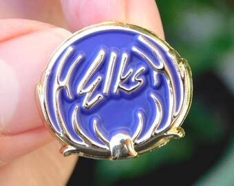 Elks schrift: reversspeld met gewei