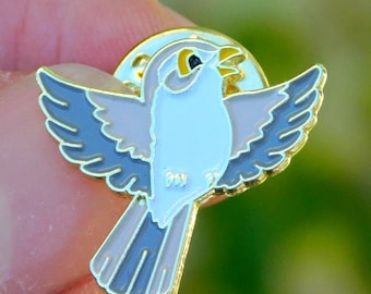 Spottend (vogeltje) – reversspeld