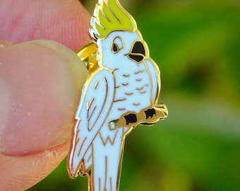 Valkparkiet (vogeltje) – reversspeld