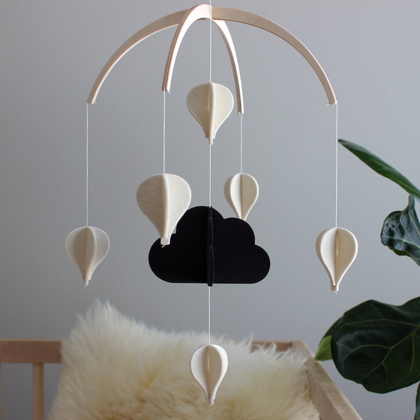 Black and White Baby Mobile Etsy