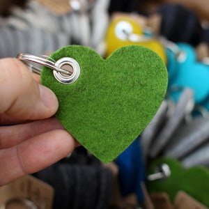 Heart Key Fob, Heart Shaped Key Chain, Heart Key Ring, Valentine's Day Gift