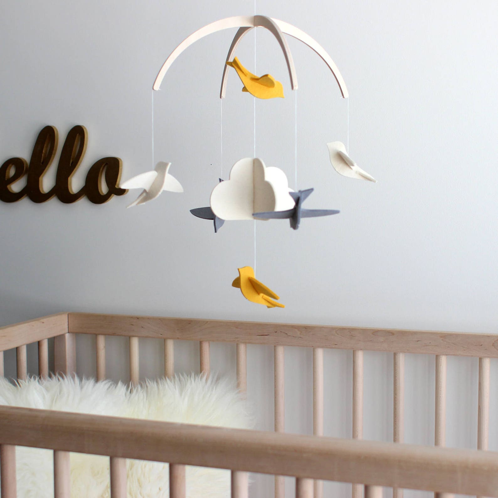 Modern Nursery Mobile New Baby Mobile Crib Mobile for Baby Etsy UK