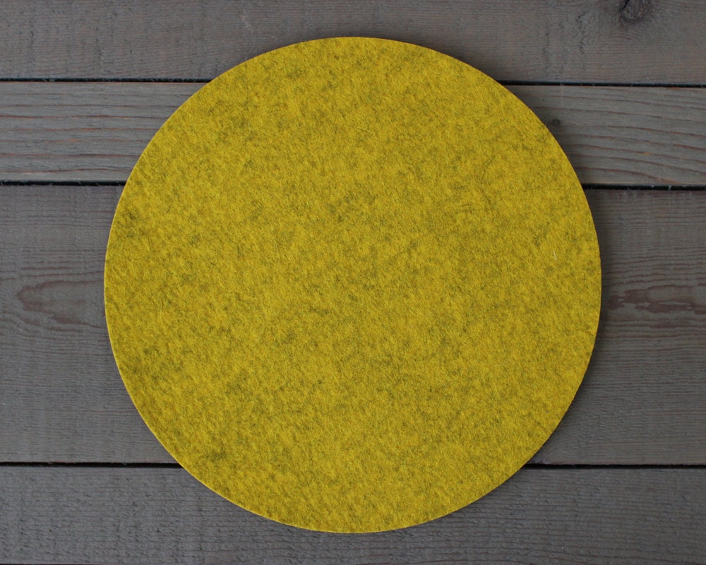 Coffee Table Protection Round Felt Pad 10 inches 100 Etsy